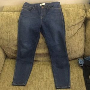 Madewell high riser skinny jeans